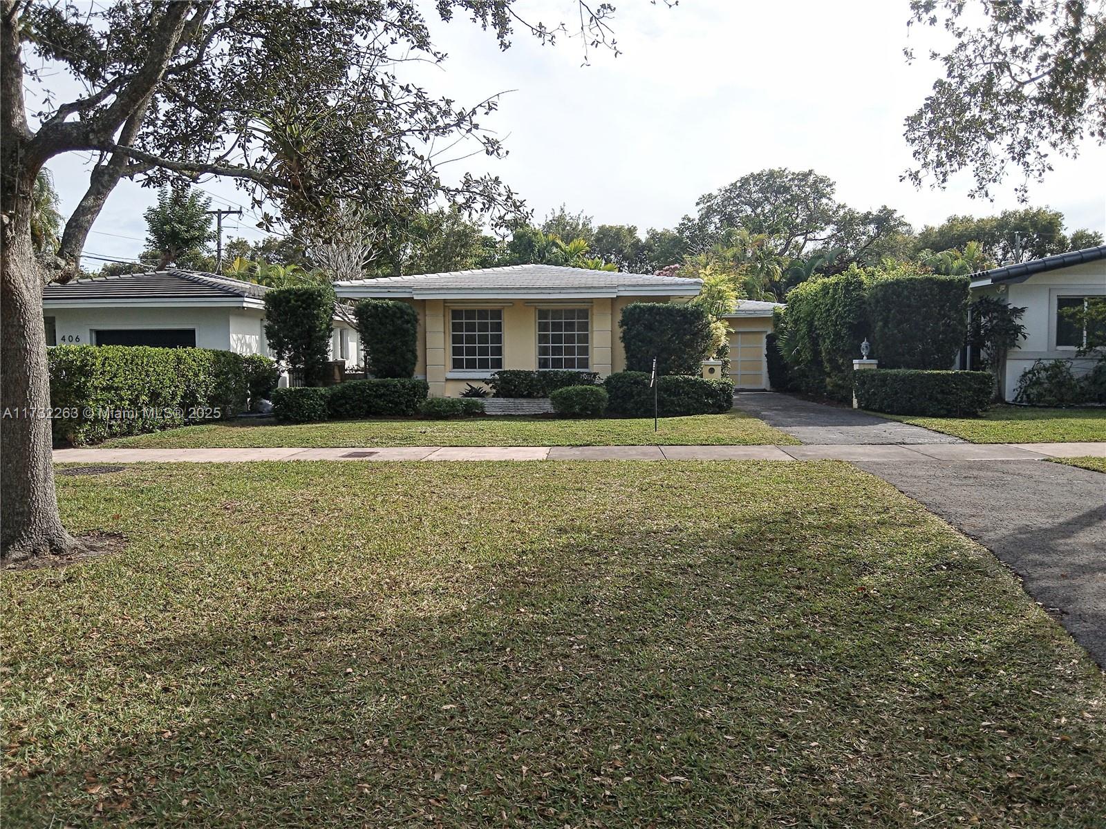 Extremely desirable south Coral Gables location. 6,050 sq ft lot with house.