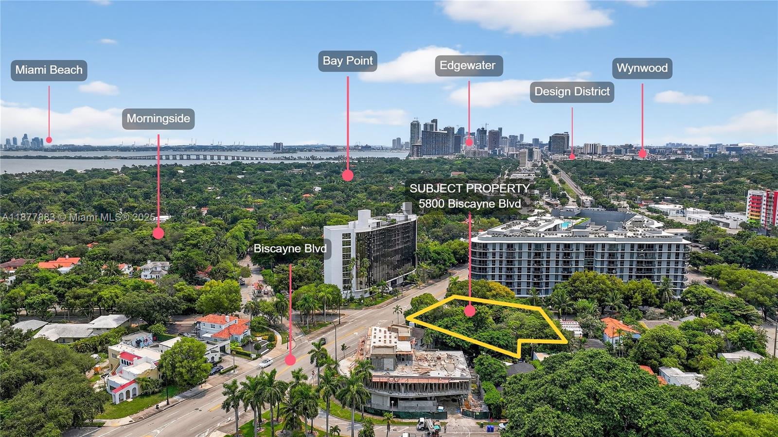 Prime Development Opportunity – MiMo District, Upper East Side Miami
Exceptional 13,912 SF corner lot on high-traffic Biscayne Blvd in the heart of Miami’s iconic MiMo District. Zoned T5-O & T3-L, offering flexible mixed-use, multi-family, retail, or office development potential (35-ft height limit). Surrounded by popular restaurants, boutiques, and cafes, with strong demographics and proximity to Bay Point & Morningside. Minutes to Design District, Wynwood, Midtown, Downtown, and Miami Beach – an ideal site for boutique multi-family or mixed-use projects in one of Miami’s most dynamic growth corridors.