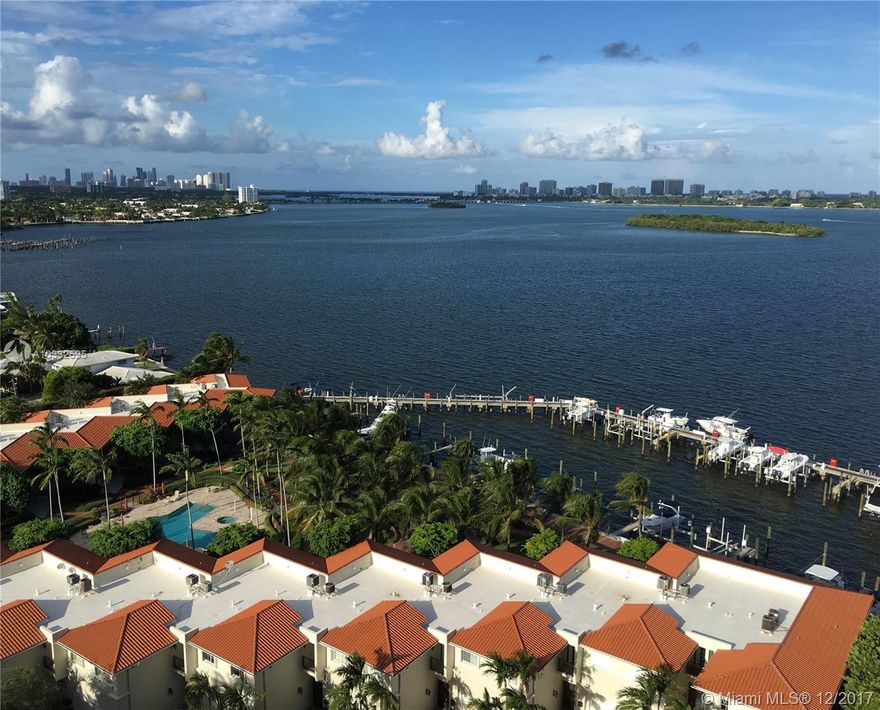 PRICE REDUCTION ON A BEAUTIFUL 2/2 REMODELED APARTMENT ON THE 17TH FLOOR WITH SPECTACULAR VIEWS FROM EVERY ROOM OF THE INTRACOASTAL WATERS TO THE OCEAN AND VIEWS OF BAL HARBOUR AND SUNNNY ISLAND. LARGE BALCONY OVER LOOKING THE LUSH GARDENS AND GROUNDS OF THE TOWERS OF QUAYSIDE. MOVE IN CONDITION. Eat in kitchen as well as a formal dinning room. FURNITURE CAN BE INCLUDED. Resort living on 34 beautiful landscaped acres with world class amenities. 8 tennis courts, health club/spa, marina, dog park, 2 restaurants offering in home delivery and 24 hour security in a gated community in the heart of Miami with quick access to the​​‌​​​​‌​‌​​​‌‌​​​‌‌‌​​‌​​‌‌​​​​ city.