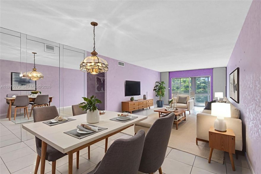 Welcome to this beautifully maintained condo located  the highly desirable Wynmoor 55+ gated community. This bright and spacious residence offers a comfortable layout with a large living and dining area filled with natural light, creating a warm and inviting atmosphere perfect for everyday living or seasonal use. The kitchen features ample cabinet space, functional countertops, and a practical design that makes cooking and entertaining easy. The primary bedroom is generously sized with plenty of closet storage and convenient access to the full bathroom, providing both comfort and privacy. Step out onto the private screened balcony where you can relax and enjoy peaceful garden views and fresh air in a quiet setting. Wynmoor is a well-known resort-style community offering a wide range of amenities including clubhouse, multiple swimming pools, fitness center, golf course, tennis courts, pickleball courts, walking and biking paths, theater, hobby rooms, billiards, library, and many social activities throughout the year. The community is gated with 24-hour security and beautifully maintained landscaping, providing a safe and pleasant environment for residents.