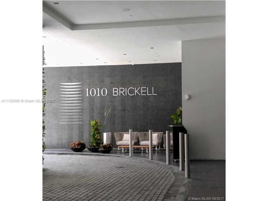 Spectacular 1Bed,1Bath,plus Den unit in the spectacular 1010 Brickell Condominium. This unit comes with storage space!!. Building featuring The Club at 1010, an exclusive two-story amenity area with dozens of activities for all ages and interests. Amenities include an indoor heated swimming pool, a spa featuring a Hammam Turkish steam bath area and more. Spectacular roof top sun deck access with bar, jacuzzi and pool. This is a full service building with 24hrs front desk attended and valet parking. One block from Brickell City Center and Mary Brickell Village, restaurants and much more.
