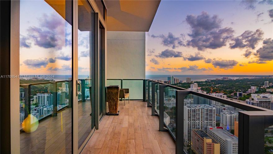 Stunning unit sitting at the top of the prestigious RISE at Brickell City Center on the 41st floor. With its impressive High Ceilings, amazing Sunsets, this apartment offers unparalleled panoramic views and a very modern layout. Featuring high-end Bosch appliances, Italian cabinetry throughout the unit and quartz stone countertops. Rise at Brickell City Center is 43 story lifestyle building offering a fabulous lifestyle with an incredible central location, including five-star amenities such as, indoor, and outdoor fitness areas, swimming pool, barbecue grills, kids play area, conference rooms and 24-hour concierge team to serve you. Situated above Brickell City Centre and Casa Tua Cuccina, you could not ask for a better location.