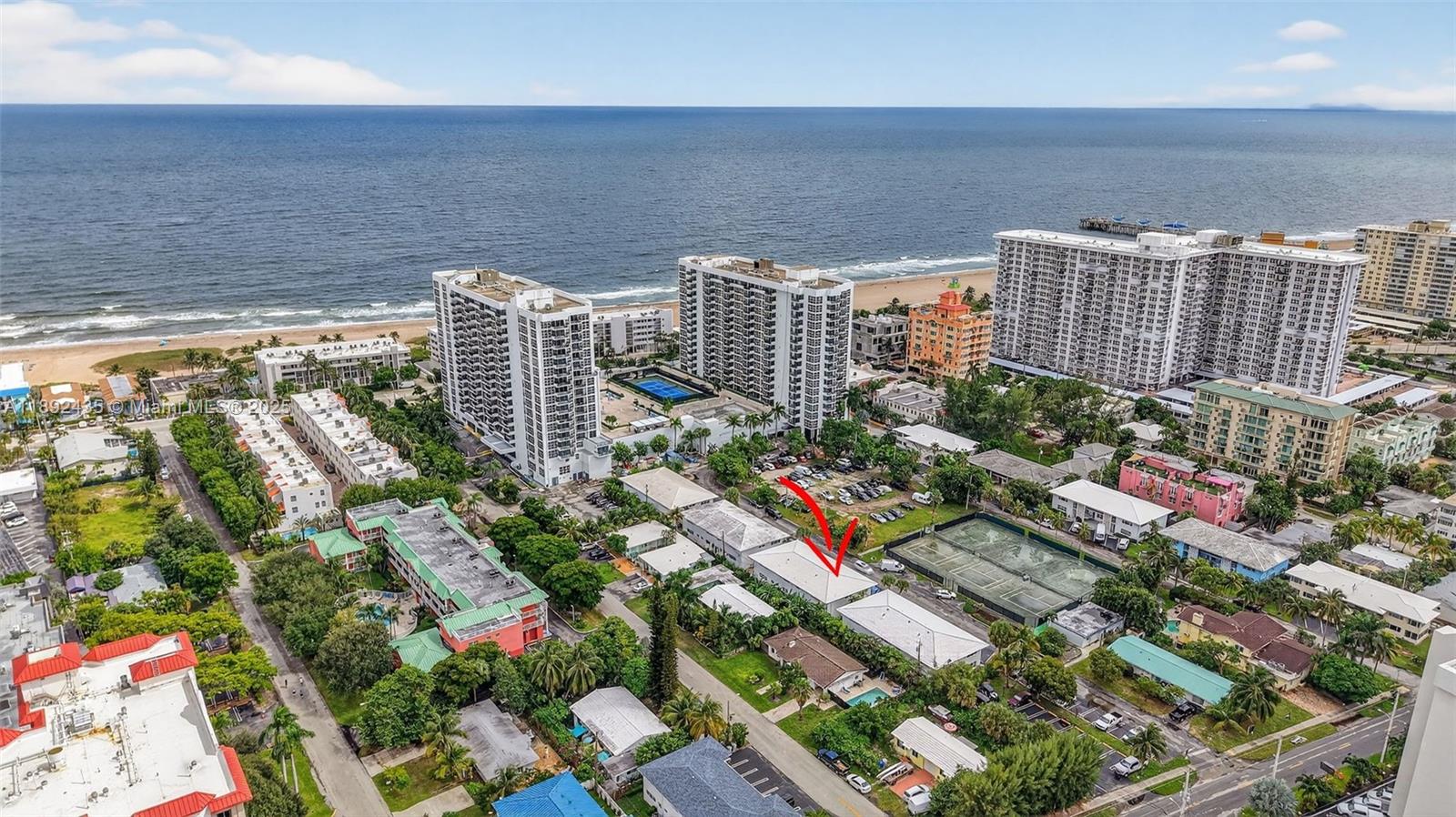 CHARMING COASTAL FIRST FLOOR 2 BEDROOM/2 BATH CONDO! 1 BLOCK TO POMPANO BEACH & PIER! Light & Bright with so many improvements! UPDATED KITCHEN with custom shaker cabinets & granite counters. Spacious Living/Dining Room. Primary Bedroom w/ ensuite bath & double closets. Large Guest Bedroom with double closets. IMPACT WINDOWS (excluding primary bath), LOWEST HOA IN THE AREA ONLY $300/MO. HOT WATER HEATER OCT 2025, A/C 2022, FLOORING 2024, ELECTRICAL PANEL 2021. ROOF 2009. Enjoy the South Florida Lifestyle; stroll to the Pier, enjoy dinner at your favorite Restaurants or a day at the Beach. PRIME LOCATION! Building exterior painted Oct 2025. Common Laundry Room & 1 Reserved Parking space for ultimate convenience. Pets permiited. No Leasing for 6 months. REQUIRED 25% DOWN.