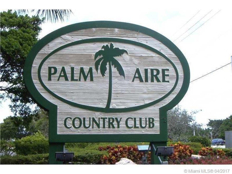 REDUCED! OWNER MOTIVATED......... Bring your golf clubs/tennis racquet/basket ball and enjoy this well maintained, private, spacious 3/2 end unit, situated within the beautifully maintained Palm Aire Country Club community. Hurricane impact windows thru-out washer/dryer in unit, built-in's, screened balcony view of golf course. Amenities galore!, 2 Olympic pools, tennis/basketball courts, playground ,BBQ, public golf course, walking/bike paths. Close to Beach, shopping, Casino, buses, major hwys. Unfurnished, needs some TLC.