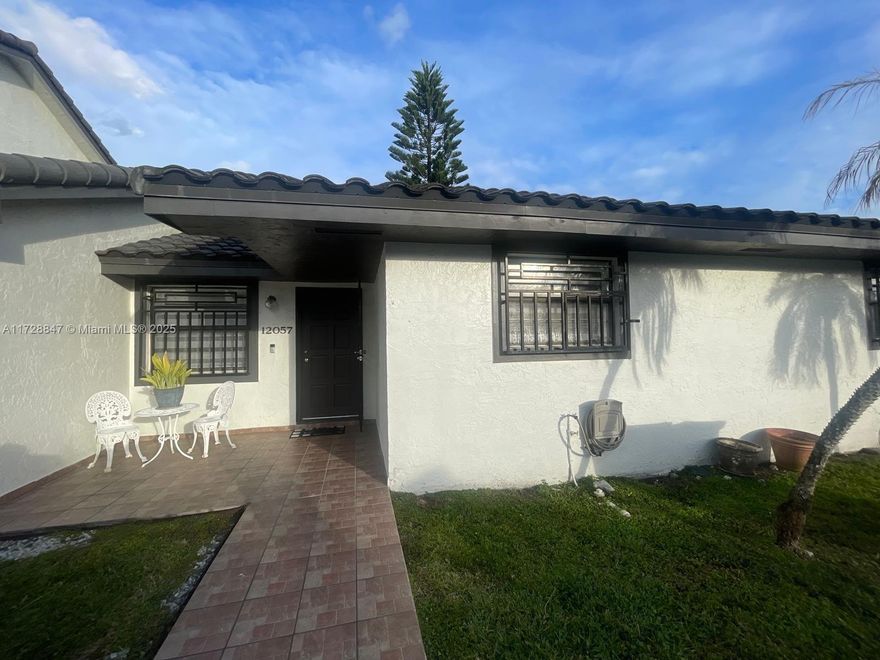 Great  and Desirable  area spacious 3/2 bathroom townhouse, new roof, new exterior and interior painting, title floors through out  ,covered  and new  terrace door ,new closet doors, large backyard, new back yard fence, utility house, new electric panel.  Conveniently located close great schools  FIU, mayor highways, shopping centers, Dolphin Mall, Restaurants, parks OWNER MOTIVATED!!!!!!!  DONT MISS OUT !!!!!!
