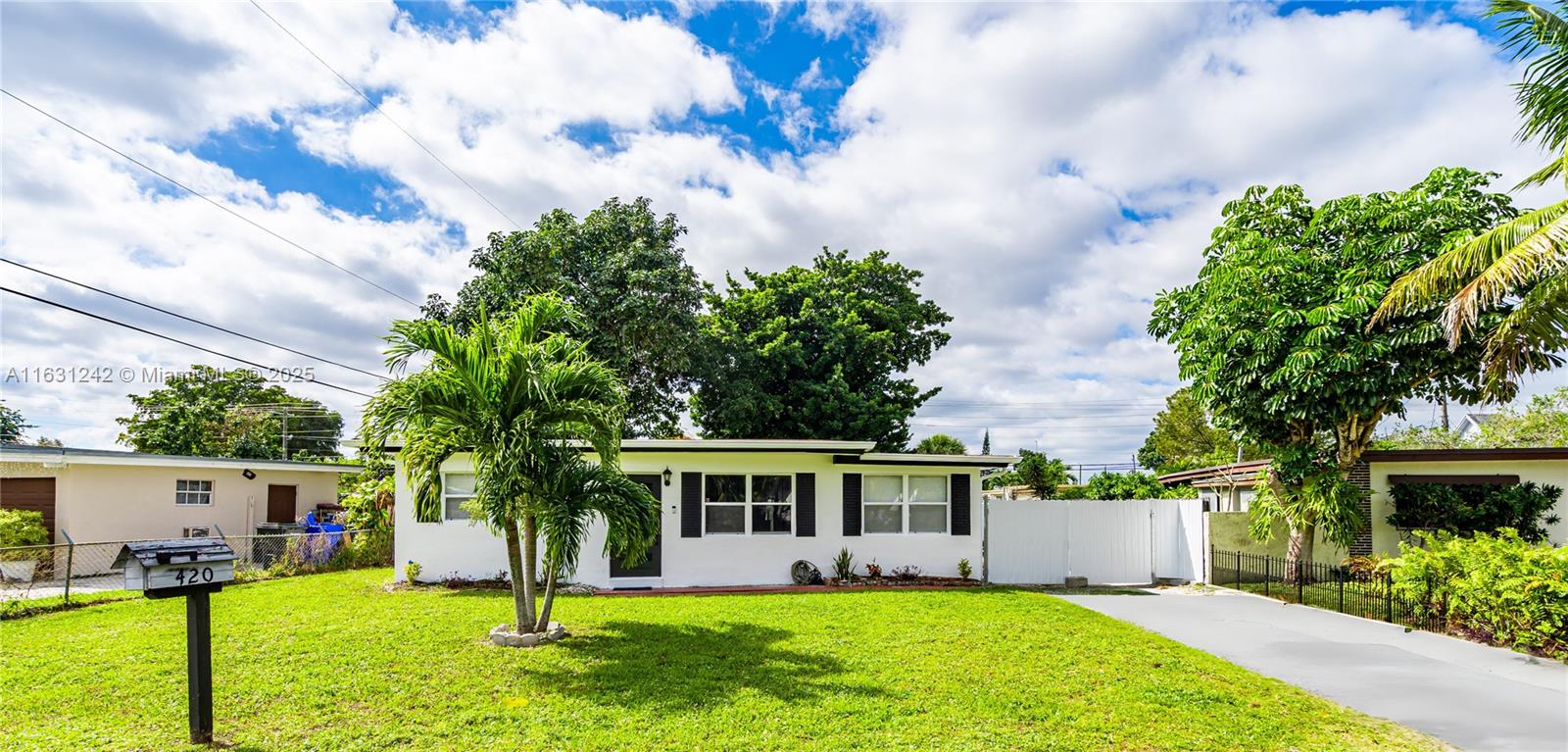 MOTIVATED SELLER! 1,000 sq ft. This updated 3-bedroom single-family home in the heart of Hollywood. Boasting a host of modern upgrades, including a brand-new fence, newly updated kitchen with newer appliances, and newly upgrades bathrooms. Step outside to enjoy the spacious yard, perfect for outdoor entertaining, gardening, or simply relaxing in your own private oasis. The new fence provides added privacy and security, making it an ideal space for gatherings and pets. Located just minutes from the Turnpike, The Hard Rock Hotel, and The Hard Rock Stadium, this home offers convenience and access to major attractions, dining, shopping, and entertainment.
The information herein is believed to be accurate but not guaranteed & may be subject to errors, omissions & changes without notice.