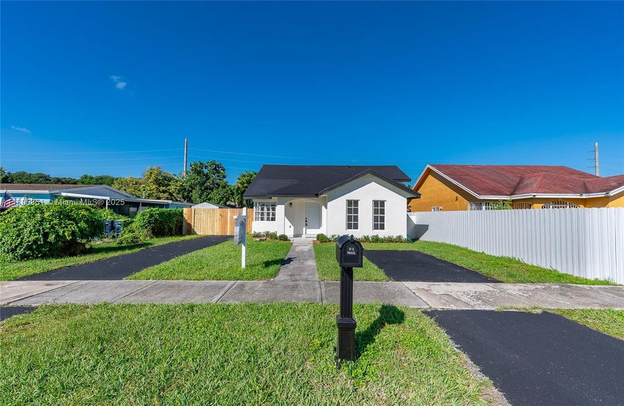 Welcome to this beautifully remodeled 3-bedroom, 2-bath home in Homestead. Built in 1989, this property offers soaring ceilings, an open-concept kitchen with a stunning island, waterfall quartz countertops, and brand-new stainless steel appliances. Enjoy modern lighting, updated bathrooms, and fresh interior and exterior paint. The split floor plan provides privacy, while large windows fill the home with natural light. Outside features a spacious yard with room for a pool, RV/boat parking, and a shed. 

Ask about our in-house lender offering closing credits or flexible seller financing options—move-in ready and designed for modern living!