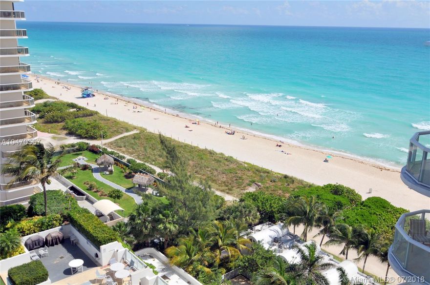 Clean and beautiful unfurnished unit ready to move in. It comes with one assigned covered parking spot. Recently painted apartment with partial ocean & city views. The owner recently replaced the light fixtures and dishwasher. This is one of the best buildings in Miami Beach with its over the top amenities. It has beach chair service at no additional cost, 24/7 access to the gym with ocean views, pool, jacuzzi, tennis courts, racquetball court, bbq area, banquet hall, sauna, steam room, lockers, business room, valet, security, 1 assigned parking spot and more. Owner wants a minimum of a 1 year lease, preferably more. Call me today to schedule a showing.