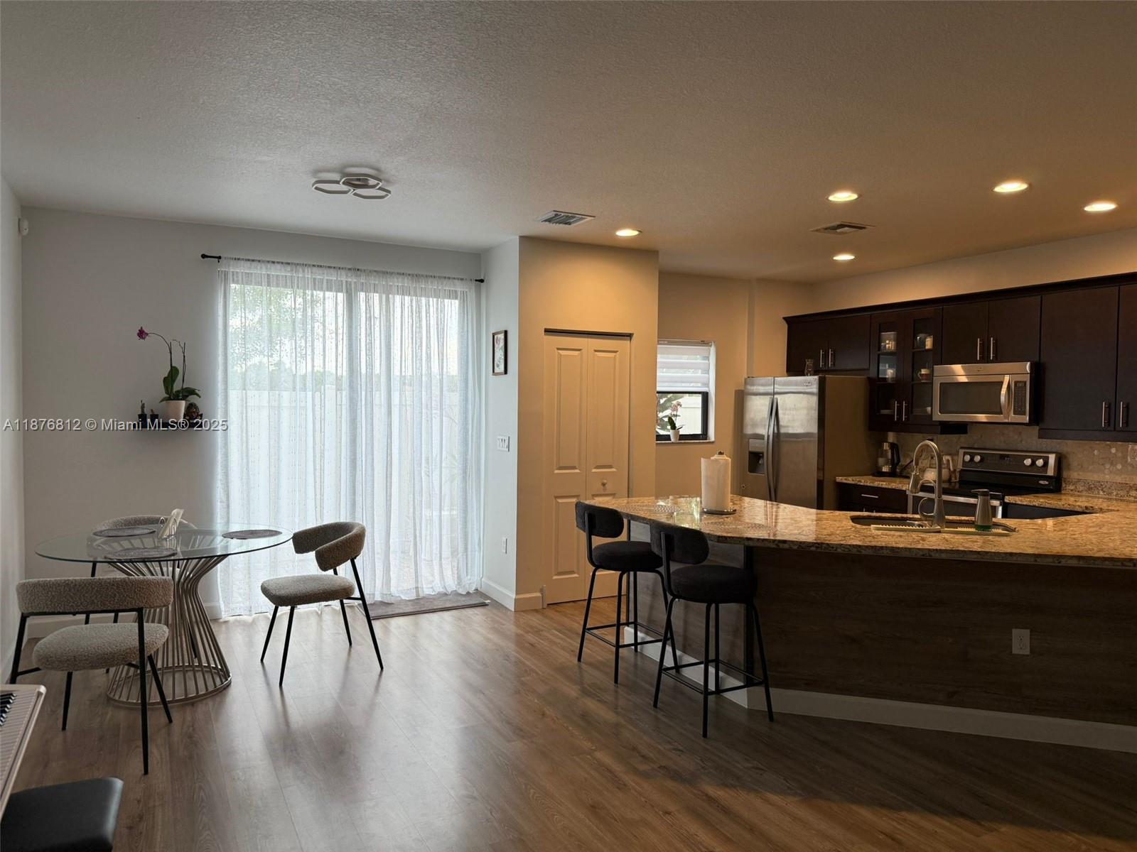 Step into comfort and style with this beautiful 3-bedroom, 2.5-bath townhome located in a highly desirable neighborhood. Designed with families in mind, this home offers a spacious open-concept layout, modern kitchen with updated appliances, and a bright living area perfect for gatherings.
Upstairs, enjoy a private primary suite with a large spacious bathroom, plus two side to side additional bedrooms ideal for kids, guests, or a home office. Convenient in-home laundry and plenty of storage add to everyday ease.
Outside, relax on your private patio or explore community amenities like numerous green areas, walking trails, playgrounds, and more. Nestled in a safe, family-friendly neighborhood close to schools, shopping, highways, and dining—this home truly has it all.