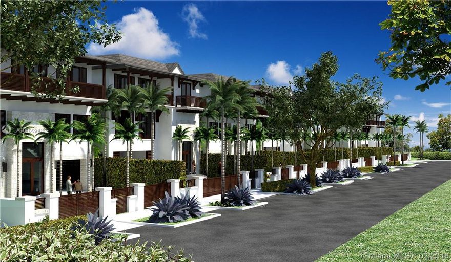 Villas at Vizacaya, in an exclusive community composed of seven sophisticated three-story
single family residences.Live in privacy, tranquility and unsurpassed luxury in your new home.
Each villa features elegant detail, state-of-the-art appliances and wide living spaces with 2,039 sq,ft. of terraces and 622 sq.ft. of garage space. Enjoy lush landscaping, a private pool, and access to the exterior amenities of Residences at Vizcaya.