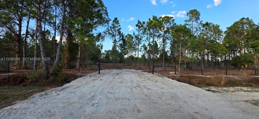 Embrace country living on this 1.25-acre lot in Viking Estates, offering privacy, freedom, and endless potential. Surrounded by lush trees, this partial fenced and cleared property includes a culvert and survey, making it ready for your vision—whether a custom home, ranch, or weekend escape. With no HOA and close proximity to the 54,000-acre Kissimmee Prairie State Park and its miles of scenic trails, this location is ideal for nature lovers and outdoor enthusiasts. A perfect opportunity for a personal retreat, investment, or future homestead. Verify zoning and permitted uses with the county. For those seeking even more space, the adjacent lot is also available, offering the opportunity to combine both parcels for a total of 2.5 acres of peaceful country living.