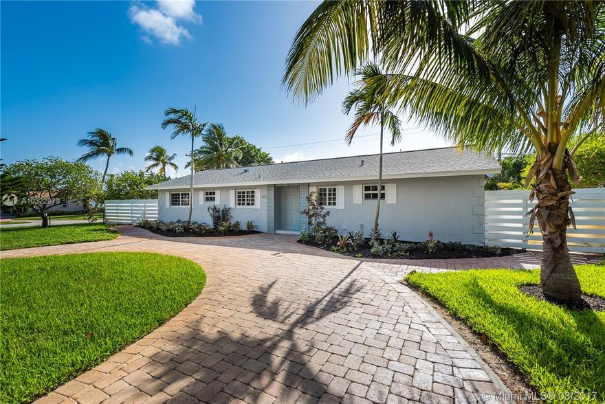 Completely Renovated 3 Bdrm 2 Bath 1 Car Garage NO HOA Home in East Delray Prime Location. Minutes to Beach, Amazing Restaurants & did I mention TRADER JOES! Just N. of Boca in the Heart of Delray. Zoned for A+ BOCA RATON COMMUNITY HIGH SCHOOL. House feat. HURRICANE IMPACT WINDOWS, Huge Corner Lot w/ Rolling Side Gate can Park Several BOATS an RV & ROOM for a POOL. Large Covered Patio can easily be converted to another ROOM. Open Floor Plan to the Kitchen Boasting Huge Center Island w/ Calcutta Quartz, 42" Hardwood Cabinets, Glass Mosaic Backsplash, High End SS Appliances, Real Brick Fireplace, 34" Mud Set Porcelain Tiles, 12mm Hardwood Laminate Flooring in all Bedrooms, New 2 Panel Arched Doors, Gorgeous Tile Bathrooms, Double Under Mount Sinks, WALK IN CLOSETS & all the Bells & Whistles!