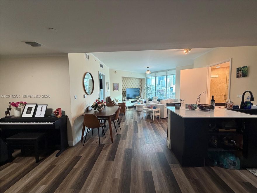 Experience urban Miami living at The Wind, located in the heart of Downtown Miami. This bright and spacious residence offers beautiful city views, an open layout, modern finishes, and the convenience of living just minutes from Brickell, Brickell City Centre, Downtown Miami, the Miami River, restaurants, shopping, entertainment, and major highways. The Wind offers resort-style amenities including a pool, fitness center, spa, sauna, racquetball court, clubhouse, 24-hour security, valet, and concierge services. Perfect for anyone looking to enjoy the Miami lifestyle with comfort, convenience, and excellent walkability. Immediate occupancy available. Easy to show.