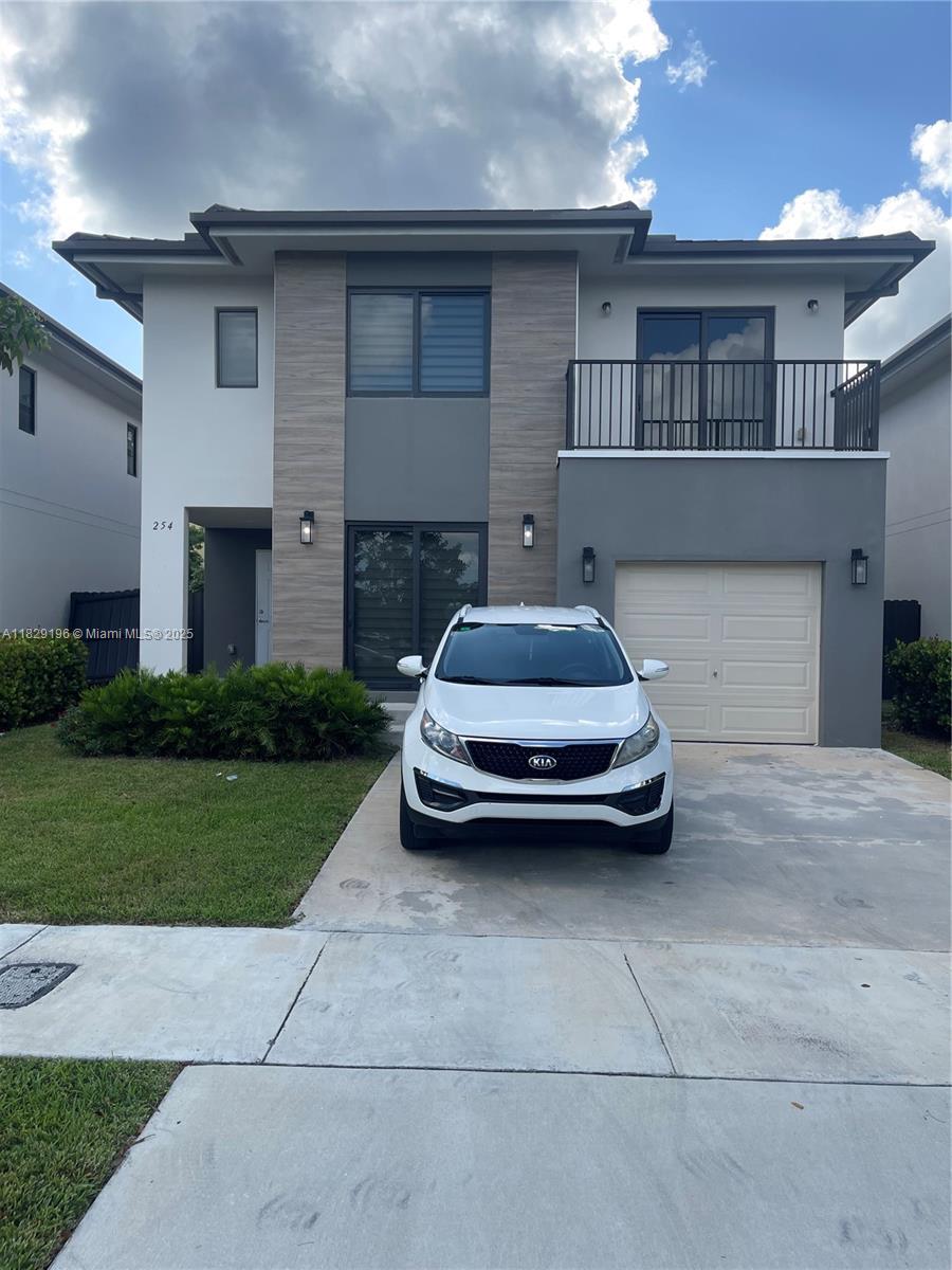 Attention Renter! Contemporary style House for rent 5 bedrooms, 4.5 bathrooms, 2-story house with a 1-car garage, 2-car driveway, fenced backyard, porcelain floors, the kitchen features double sink, large quartz countertop, stainless steel appliances, eat in island includes washer and dryer. The home is lit with recess lighting throughout, it has a smart cable box, also large patio door that leads to a grassy backyard. Located close to park, playground for the kiddos' enjoyment plus a gazebo. Other features are impact windows, plenty of closet space, lots of natural light, faces the west and first floor 1 bedroom with private bathroom. Schedule an appointment today! Section 8 Housing Vouchers Welcome! EO Tenant pay $75 KEYES brokerage fee. Special Offer Sign by July 1st Deposit only $6400