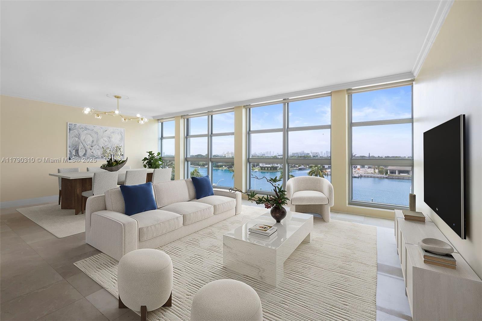 Rental Property at 5055 Collins Ave 6M, Miami Beach, Miami-Dade County, Florida - Bedrooms: 2 
Bathrooms: 3  - $5,900 MO.