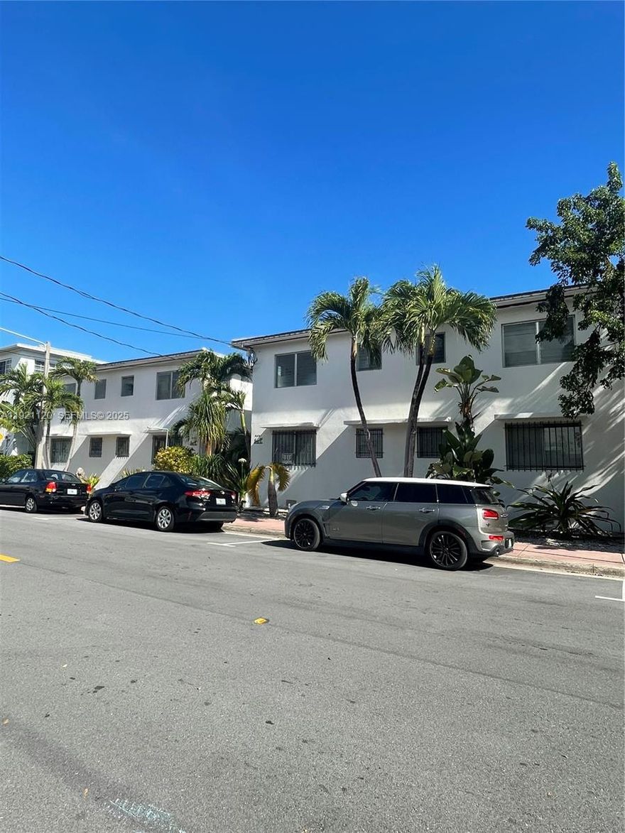 Exceptional investment opportunity in Miami Beach’s North Shore neighborhood.  Prime location just two blocks from the beach and close to parks, shopping, dining, and public transportation.
The property consists of two two-story buildings (8021 and 8031) with a total of 20 units: 8 one-bedroom/one-bath, 8 junior one-bedroom/one-bath, and 4 studios.  
Recent improvements include new railings throughout.  
Miami Beach continues to experience strong rental demand and limited multifamily supply, supporting long-term value growth.
Significant income upside available by aligning rents with current market levels.  
An attractive multifamily asset for investors seeking both cash flow and appreciation, and a compelling opportunity to acquire a well-located property in one of Miami Beach’s most vibrant and rapidly improving neighborhoods.
DO NOT TRESPASS OR DISTURB RESIDENTS.  SHOWINGS BY APPOINTMENT ONLY
