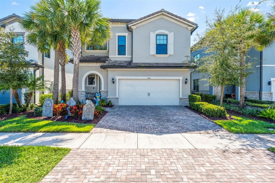 Experience Luxury living in this elegant 3 Bed/2.5 Bath, single family home in Oakland Parks newest gated community-Oak Tree. This move-in ready gem, built in 2022 features an open concept layout, high ceilings, gourmet kitchen with quartz countertop and a large island perfect for entertaining, modern light fixtures, ss appliances. Enjoy impact windows, smart home technology, a spacious 2-car garage, lots of storage, a spacious primary suite with walk-in closet and a covered patio overlooking a private fenced backyard. Residents of Oak Tree enjoy resort-style amenities including a pool, clubhouse, fitness center, pickleball courts, dog park and walking trails. Prime location just minutes from Wilton Manors, downtown FTL, beaches, top-rated schools, shopping and major highways. Low HOA.