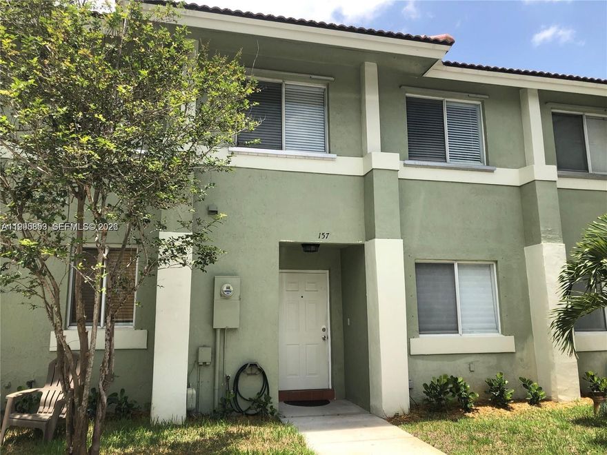 Charming 3-bedroom, 2.5-bath two-story townhouse in Hollywood. This well-maintained home features a newer kitchen and updated bathrooms, new wood floors in the living and dining areas, tile in kitchen and baths, and carpet in the bedrooms. The property includes a digital lock on the front door, hurricane shutters, and all appliances convey with the sale.

The spacious primary bedroom offers a walk-in closet and en-suite bathroom. Enjoy the convenience of an attached storage unit and ample guest parking.

Ideally located near major highways, shopping, dining, and entertainment, making commuting and daily errands easy.