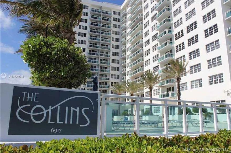 This Penthouse boasts high ceilings, a built in bar, extra half bath for guests and built in shelving. Ocean front building with access to sun and sand!  The renovated kitchen has stainless appliances and granite countertops. The unit has 3 closets with large rooms and very livable space for a couple. The building has great gym, valet, pool, sauna is in great location, direct oceanfront with famous boardwalk right out your back door. Easy walking to grocery, restaurants, shopping and more.