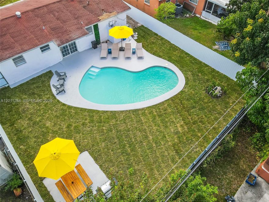 Welcome to this beautifully updated 3-bedroom, 2-bathroom home in the heart of Hollywood. Fully furnished and completely move-in ready, this residence features a modern kitchen with stainless steel appliances, sleek finishes, and a bright, open-concept layout designed for effortless living. Step outside to your own private backyard oasis, complete with a sparkling pool, lush landscaping, and a dedicated BBQ area—perfect for entertaining or unwinding year-round. Ideally located just minutes from the Seminole Hard Rock Hotel & Casino, as well as shopping, dining, and major attractions, with the beach only a short drive away. With no HOA, this property offers exceptional flexibility—making it not only a perfect primary residence, but also an outstanding Airbnb or short-term rental investment opportunity.