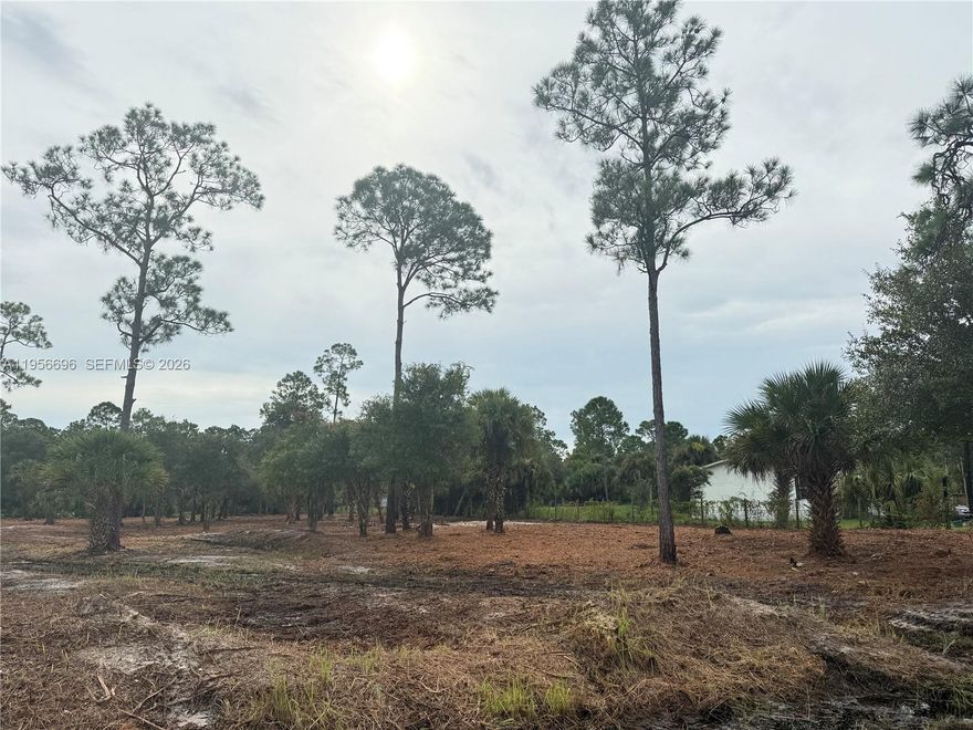 Build your Florida dream on this 1.25-acre homesite in Montura Ranch Estates, Zoned RRF (Residential Rural & Farming), this cleared lot can save the new owner time and money on site prep. 
Montura Ranch Estates is a growing rural community in Hendry County, located in Clewiston between CR 833 and US-27 and near Lake Okeechobee—known for mostly 1.25-acre lots, no HOA restrictions, and no time limit to build. Conveniently located within reach of Miami-Dade, Broward, and Palm Beach for weekend trips or commuting. Clean title and not a wetland make this a straightforward opportunity.