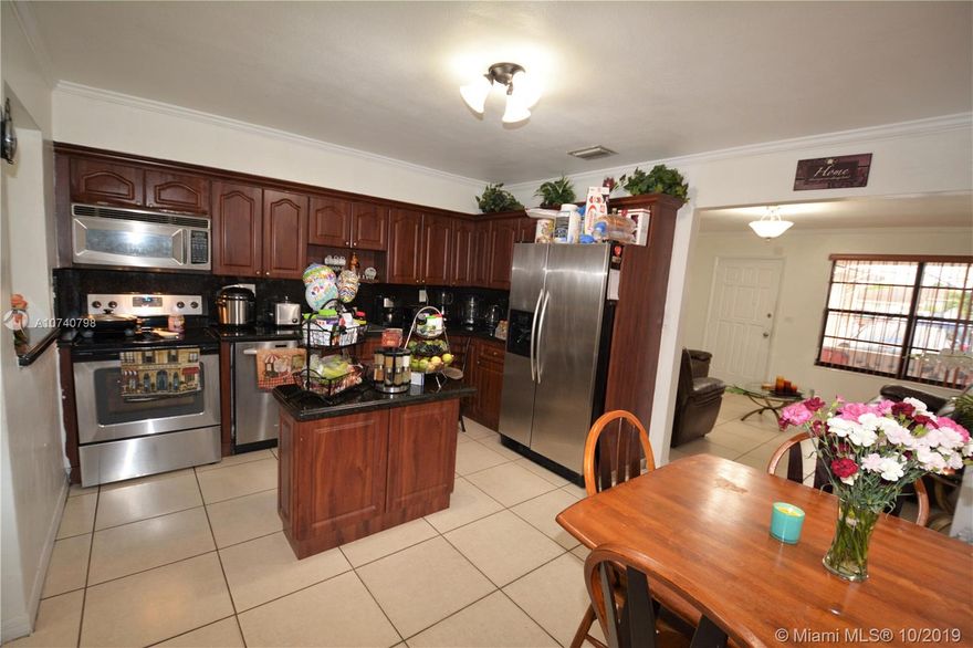 West Flagler/Flagami  duplex in convenient Miami neighborhood close to: airport, Little Havana, Downtown, Coral Gables. Unit #324 has 3 bedrooms, 2 baths, open kitchen/dining rm.& family/Florida rm. Opening to large back yard.  Front Unit #326 has 2 bedrooms & 1 bath. Both with central A/C & in move-in condition. New roof being installed by seller. Minutes to shops of West Flagler St. & just ½ block to Kinloch Park Middle School. Ideal for user, investor or multi-generational household. Do not disturb tenants.  Both units leased thru 6/30/20.