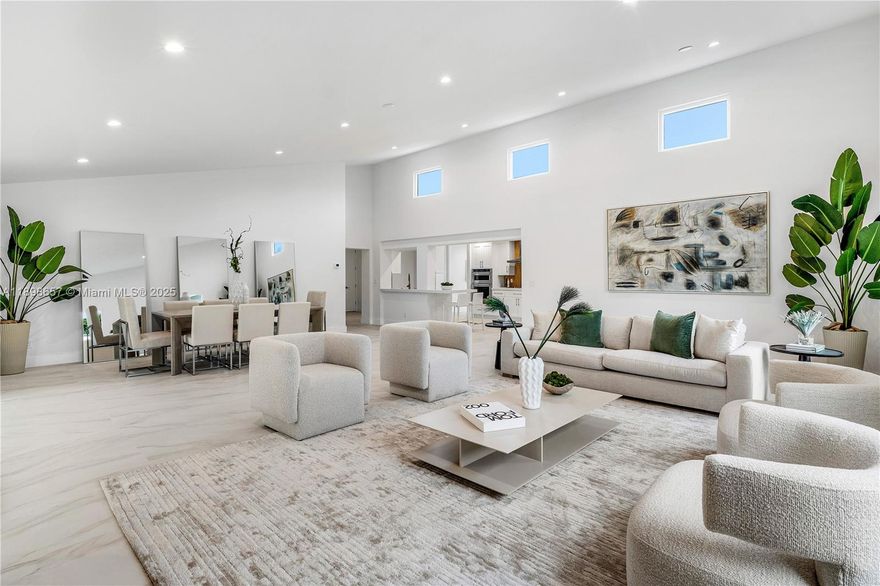 Just steps from Addison Mizner Elementary School, this stunning 3,186 sq ft single-family residence blends modern elegance with everyday comfort. Featuring 4 spacious bedrooms + office and 3 beautifully updated bathrooms, this home offers space and style.
Renovated in 2025, with new plumbing, electrical panel, roof, A/C, and water heaters, ensuring years of worry-free living. The heart of the home—the kitchen—boasts brand-new stainless steel appliances, sleek cabinetry, and an open layout perfect for entertaining.
Enjoy high ceilings, recessed lighting, and porcelain tile flooring throughout, creating a bright and airy atmosphere. The open-concept living areas flow seamlessly to the private outdoor retreat, complete with a pool, patio, and lush yard, ideal for family gatherings.