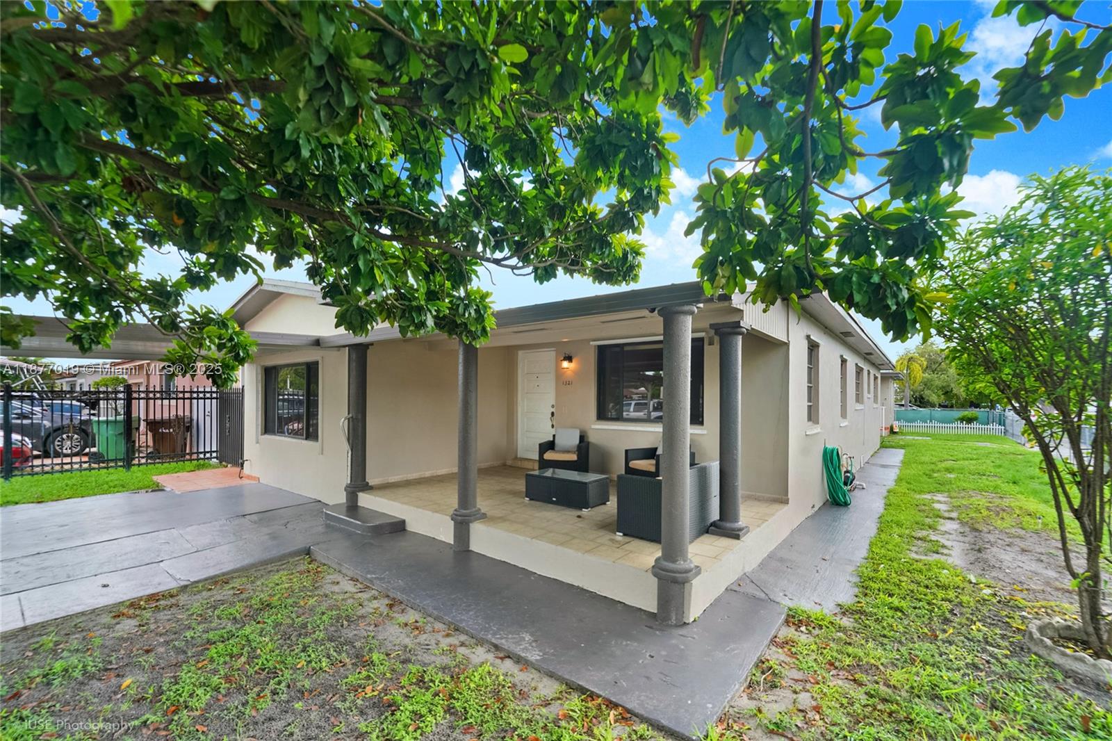 Spacious 2 bedroom, 2 bathroom single family home in West Hialeah on a corner lot. Covered parking. Plenty of yard space with fence. Ready to move-in.