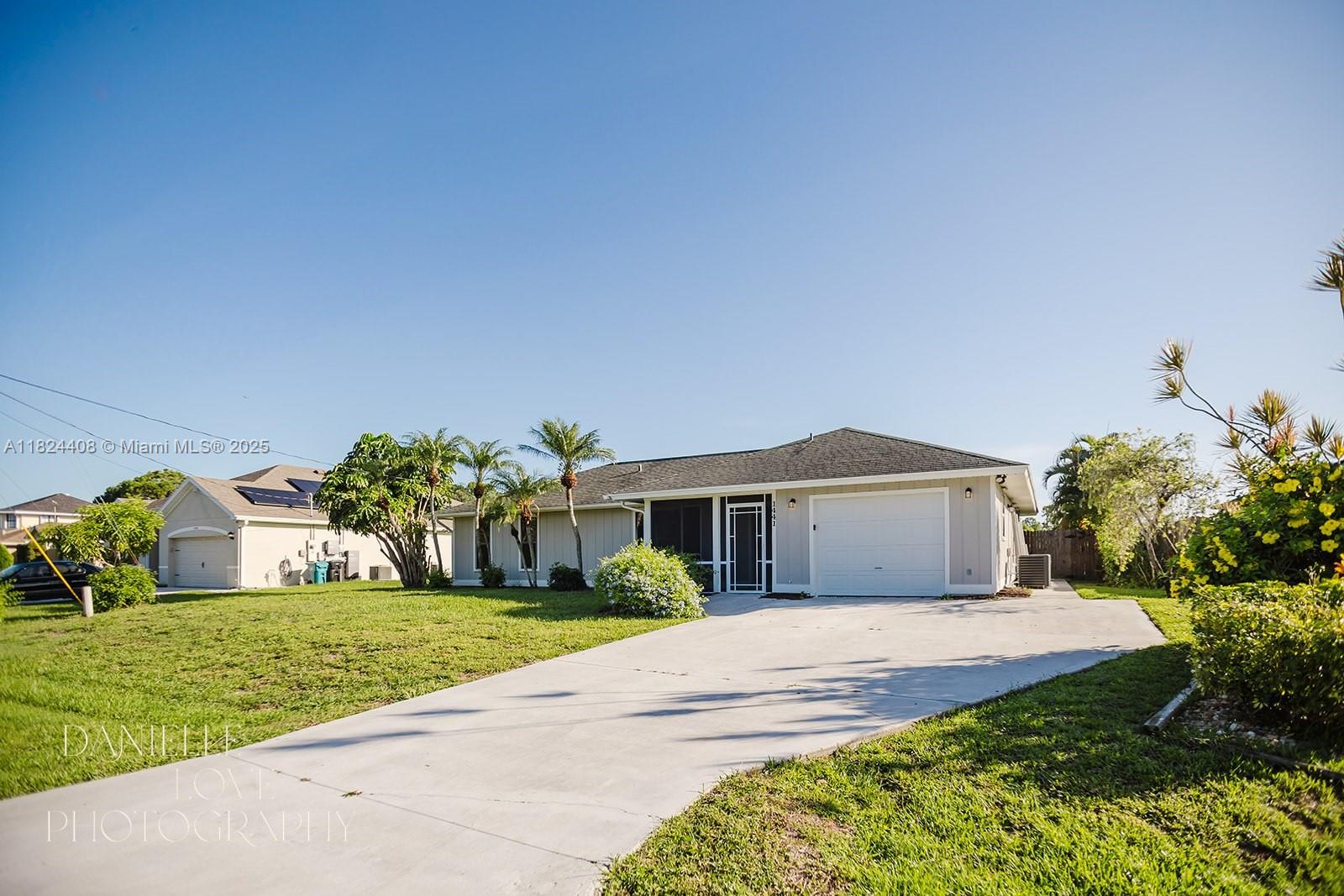 Welcome to this beautiful single family home in Port Saint Lucie! This property features 3 bedrooms, 2 bathrooms, and a convenient 1 car garage. The open floor plan allows for easy flow between the living room, dining area, and kitchen, making it perfect for entertaining guests or spending quality time with family. Enjoy the Florida sunshine in the backyard, which offers plenty of space for outdoor activities or simply relaxing in the fresh air. Located in a desirable neighborhood, this home is close to schools, parks, shopping, and dining options. Don't miss out on the opportunity to make this house your new home sweet home!