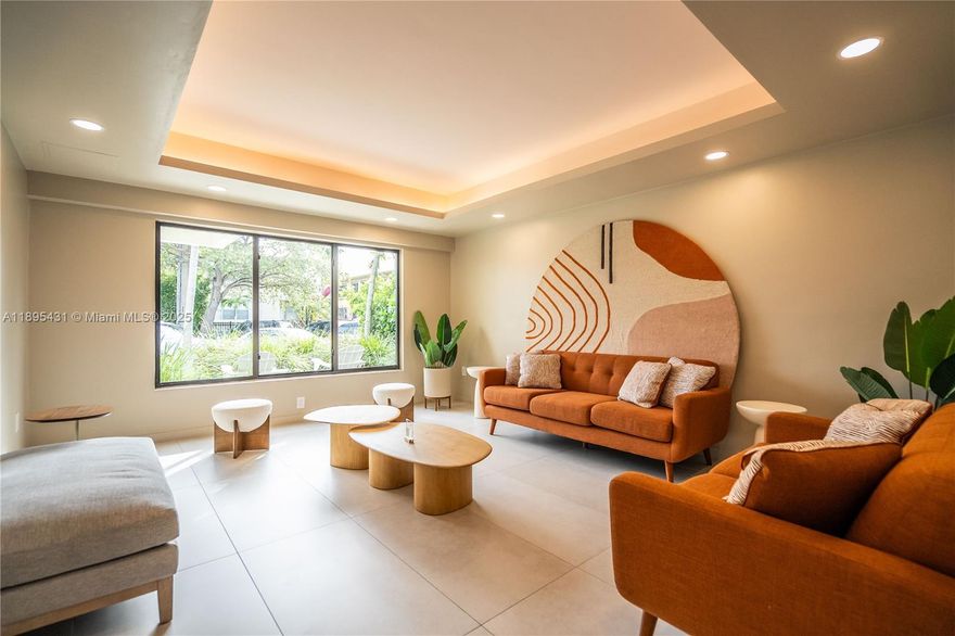 *MOVE IN SPECIAL FOR QUALIFIED APPLICANTS!*Move-in NOW with just 2 months plus get 1 month free on a 14-month lease w/ $50/m credit to offset laundry expenses!*Enjoy the beach life in this spacious 2BD/2BA apartment centrally located & steps from the Normandy Fountain!This residence features gray wood toned flooring,new impact windows,chic kitchen w/ quartz countertops & SS appliances,a private balcony accessible from the living area,spacious bedrooms,modern bathrooms & sliding doors!This building provides added peace of mind w/ full security featuring a newly installed Butterfly MX intercom system,a stylish new lobby,on-site laundry,elevator,gated parking,BBQ area & a new GYM. Water billed accordingly. Assigned parking available at $100/m.Check out the VIRTUAL TOUR!