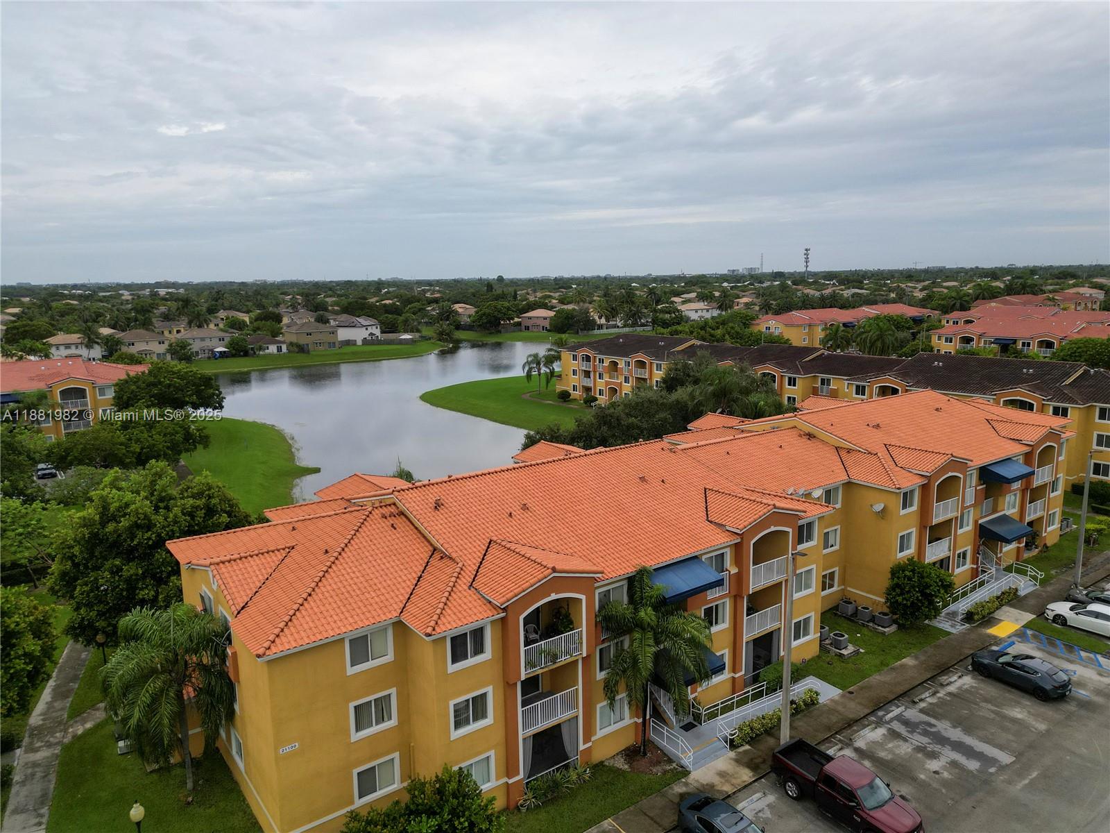 Absolutely gorgeous Cutler Bay area waterfront 2 bedrooms 2 bath condo located on 2nd floor with fabulous water views! All tiled throughout. Beautiful kitchen with granite counters and upgraded appliances, snack counter. Split bedrooms each with their own bath, crown moldings, laundry room. Hurricane impact windows, exquisite master suite with 2 walk-in closets and roman tub, Storage room just outside the unit. Low association fee, Move right in to this immaculate beauty. Very clean complex. Open parking/no assigned parking spaces. Priced right to SELL FAST! Won't last!