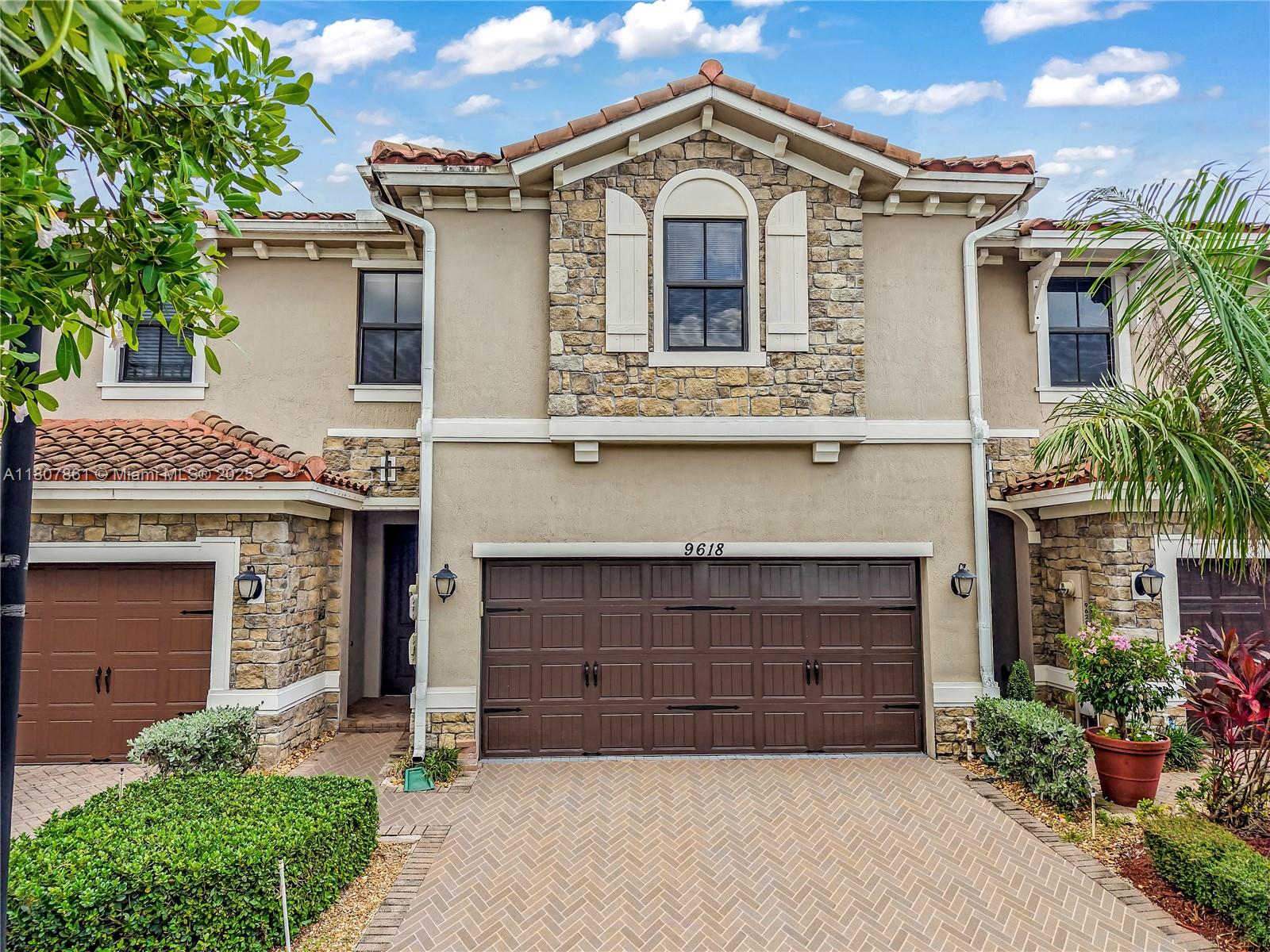 Exceptional 4BR/3.5BA townhome in Parkland’s sought-after Town Parc at Miralago! With over 2,000 SF under air, this residence lives like a single-family home—bright & spacious with impact windows, private fenced yard, and 2-car garage. Built in 2015, it offers 2 stories of modern living, a chef’s kitchen, and a luxurious primary suite. Enjoy top-rated schools, gated security, and community pool/clubroom—plus access to Miralago & Cascata’s resort-style amenities: tennis, pickleball, basketball, gyms, billiards, sauna/steam, 2 pools, kids’ splash parks & more. Minutes to Boca & Coral Springs shopping/dining, 20 mins to beaches, Everglades adventures nearby. City perks with small-town charm—this is no ordinary townhome, it’s Parkland living redefined with Wow Factor in every way!