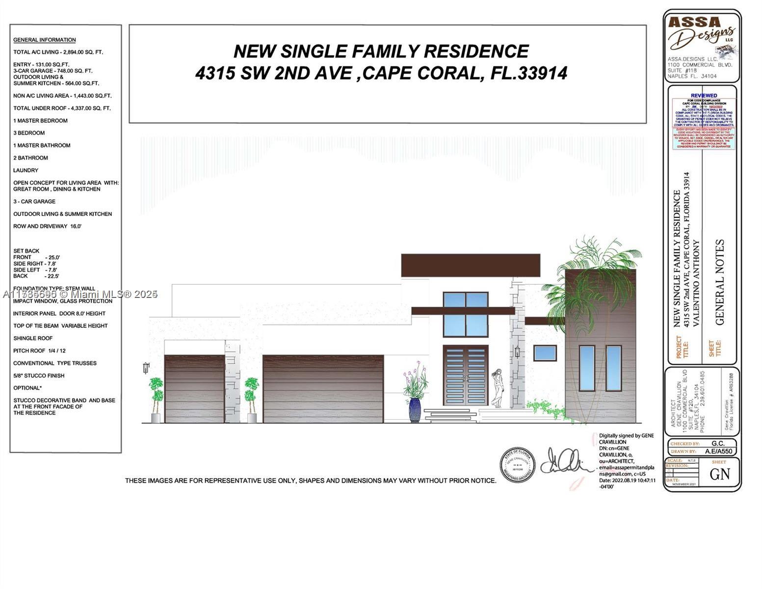 Property for Sale at Address Not Disclosed, Cape Coral, Lee County, Florida - Bedrooms: 4 
Bathrooms: 5.5  - $2,100,000