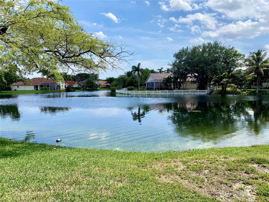 A fully renovated, lakefront 1/1 unit (739 sf) has become available at the peaceful and serene Palms of Pembroke Condominium! Featuring the best view in the complex, the unit comes with a spacious balcony overlooking the beautiful community lake. The condo has upgraded tile floors throughout, granite countertops in the kitchen and bar area, in-unit washer & dryer, and new glass shower doors and vanity in the bathroom. Walk-in closet in the bedroom with recessed lighting. 1 reserved parking space is included in the lease, with plenty of guest parking available. The complex amenities include a gorgeous pool deck with jacuzzi, gym, tennis courts, and a luxurious community room. Hurry, don't wait - unit is vacant and ready for move-in ASAP!