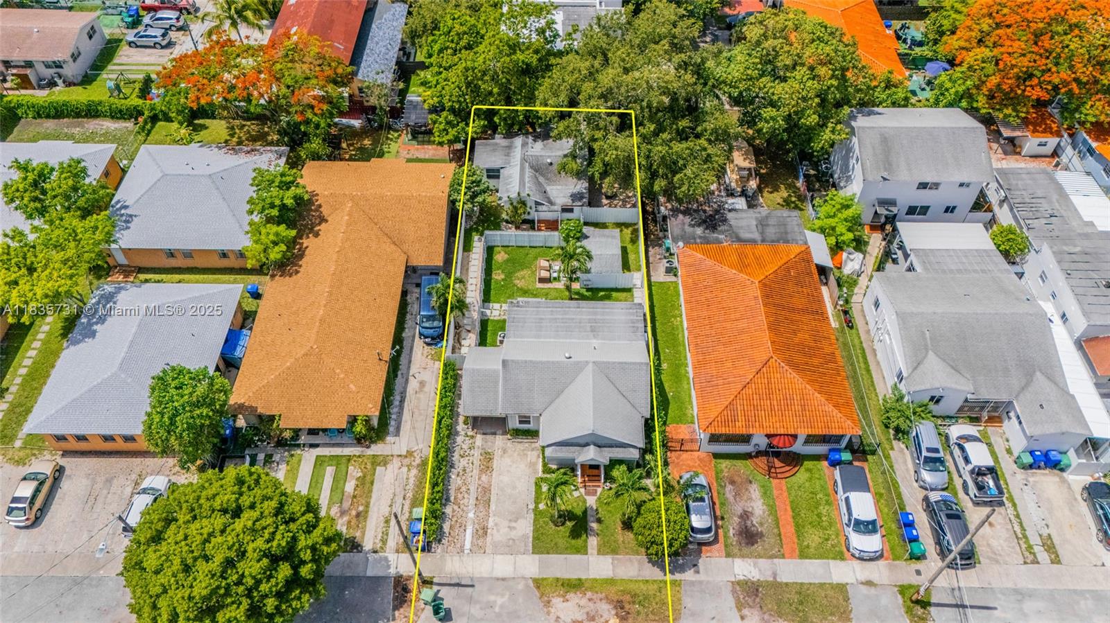 Beautifully remodeled duplex featuring three legally built structures, offering 5 bedrooms, 6 full bathrooms, and an additional studio space. The entire property has been updated with porcelain floors and central A/C. Located in the sought-after Shenandoah/Pine area, near Coral Way, this property offers a prime location for any purpose, whether you’re looking for a high-performing investment or a multigenerational living setup. It’s in a highly centralized area with strong rental demand. Enjoy in-unit washer and dryer, 2 charming patios, and the exciting potential to develop luxury duplexes under current zoning regulations. Just minutes from Grove Center Station, Coconut Grove, and Coral Gables, this is a fantastic opportunity in a neighborhood with strong appreciation and long-term value