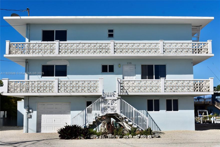 Top-Floor Apartment on Canal – Islamorada, FL
Live the Keys lifestyle in this third-floor, 2-bedroom, 1-bath unit in beautiful Islamorada. Enjoy wrap-around balcony views, natural light, and a relaxed coastal vibe.
Features include:

 Private dock access (boat slip negotiable with rent) 
 Residents-only beach just a short walk away—one of the best in the Keys 
 2 assigned parking spaces
 On-site laundry facilities
 Bright, open layout with plenty of natural light 

Ideally located between Miami and Key West, this apartment offers easy access to both city life and island adventures. You're also just minutes from top-rated restaurants, marinas, and local favorites like Robbie’s Marina.
Perfect for long-term renters seeking comfort, convenience, and the best of the Florida Keys.