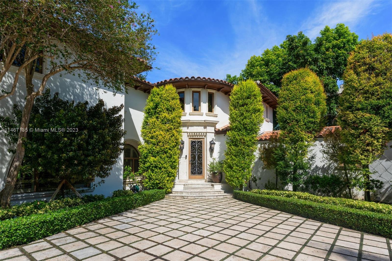 Enjoy coveted Sunset Island living in this beautiful Santa Barbara style waterfront residence on Sunset Island IV, the most walkable of the 4 islands. Experience your private sanctuary, where an expansive 208ft of pristine water frontage opens to reveal a dock and boat lift accompanied by a summer kitchen & 26ft long pool. The property showcases a gourmet kitchen with Sub-Zero appliances, wine cooler, private gym, sun-filled Master Suite with tranquil sitting areas. The 23,237 SF lot is also the perfect canvas to build the home of your dreams with unparalleled linear feet on water. Steps away from all that Sunset Harbour has to offer: sunrise yoga at Modo, breakfast at Pura Vida, coffee at Panther and fresh croissants from neighborhood favorite, True Loaf Bakery.