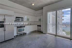 1 bedroom loft style with 10' ceiling. European style kitchen, washer/dryer in the unit. Concrete floor. Bay and city views. Amenities include 2 pools, gym & lounge with pool table. Close to restaurants, lounges, shopping center, Miami Dade College & AAA. The metro mover can take you to Brickell in 5min as well. The parking spot cost is not included in the rental price if tenant wants IBE it he needs to pay $60 per month, one month rent should be paid to the association as association security deposit