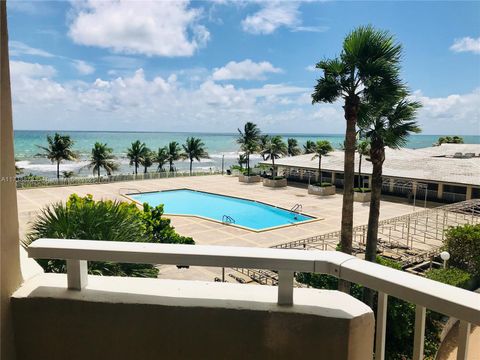 A home in Hallandale Beach