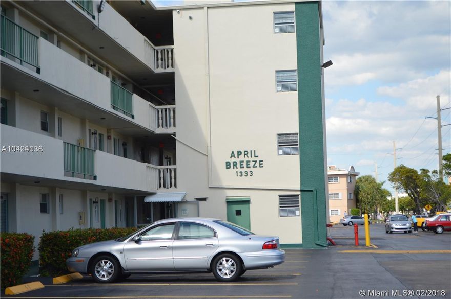 Amazing property located close to the beach and downtown of Hallandale beach.Housing for older people. The property has the laundry facility on the first floor, 1 parking space assigned. This is HOPA community. The property has a nice big size balcony with tile and laminated floor through the community. 1 pet under 15 lbs allowed. Storms shutters in the condo