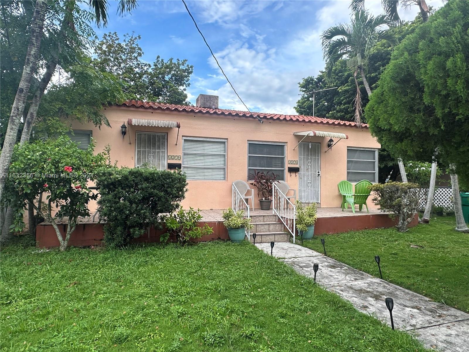 LOCATION, LOCATION, LOCATION! INCREDIBLE DUPLEX in EAST SHENANDOAH/ROADS AREA in the Heart of Miami! Located along the new underline/linear park; and a short walk from the Metrorail with easy access to entire city, including Downtown Miami/Brickell area, Coconut Grove, and Key Biscayne. Units are identical in size. Unique Duplex on 5330 SF lot. EXCELLENT FOR REDEVELOPMENT or UPDATE AS A PRIMARY RESIDENCE WITH THE BENEFIT OF ADDITIONAL INCOME FROM THE RENTAL. Property sold AS-IS.