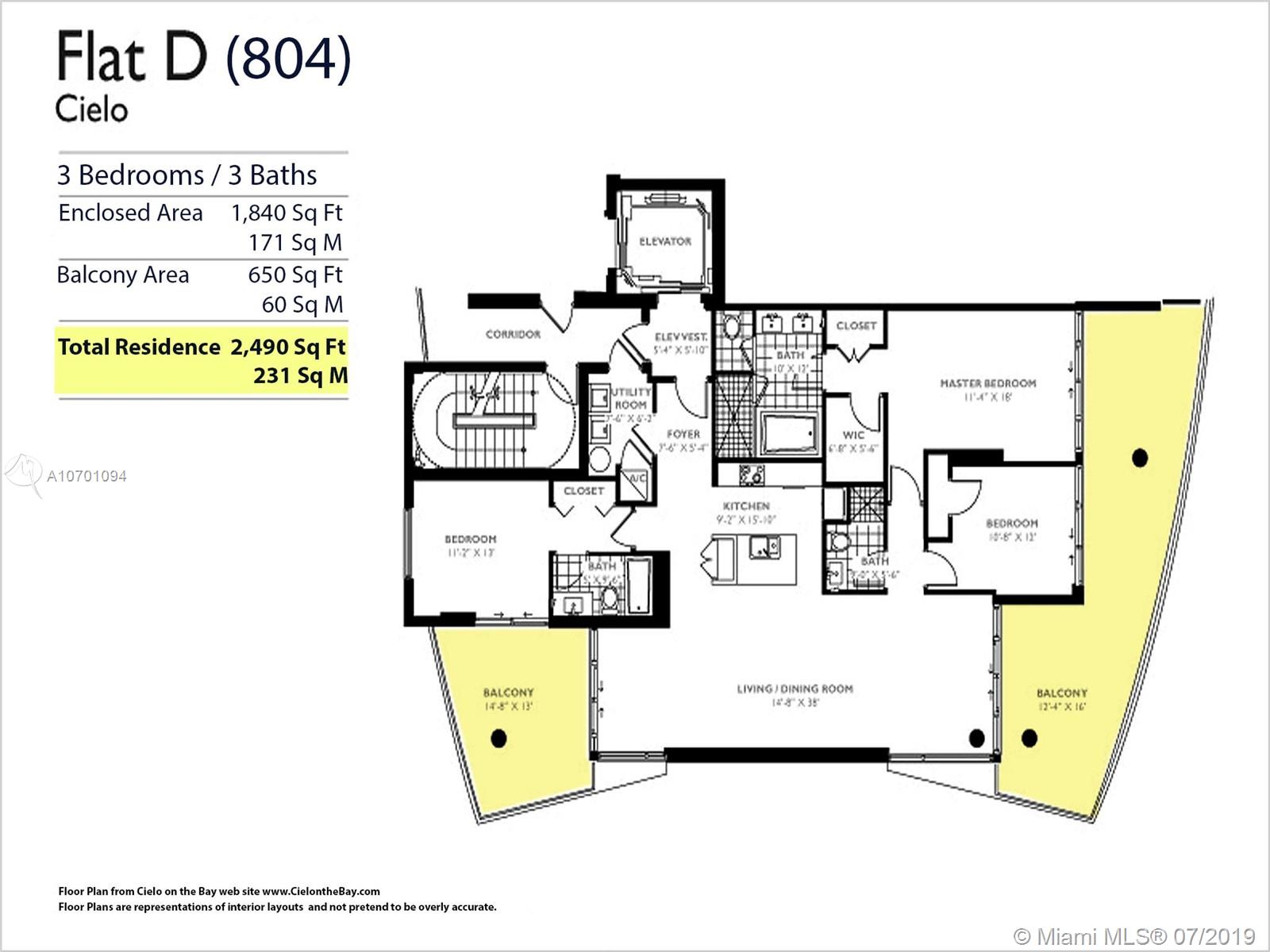CIELO ON THE BAY - Residential Lease