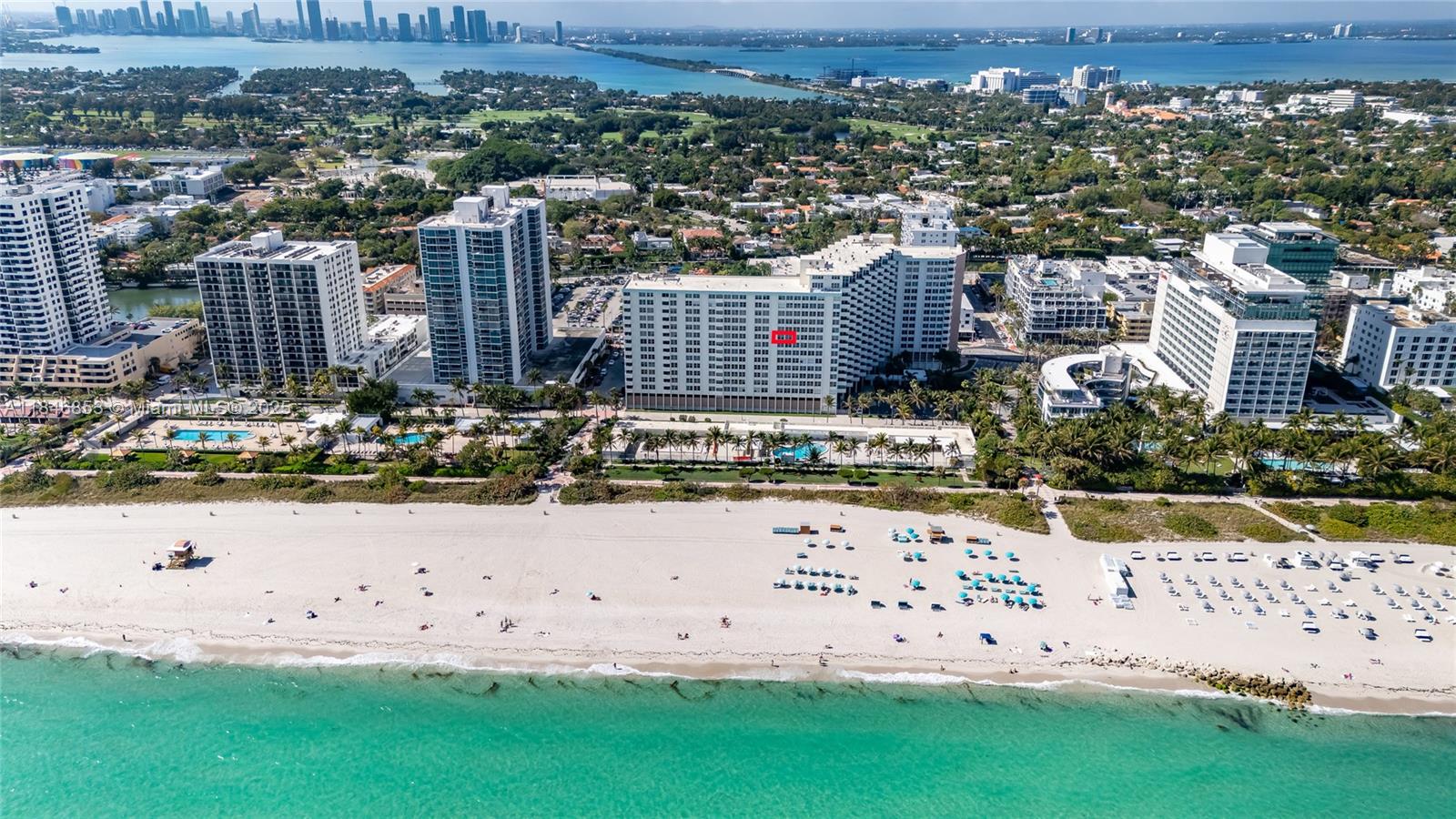 Wake up to breathtaking ocean views in this cozy studio filled with natural light, thoughtfully divided to create a private bedroom space. Located in the iconic Triton Tower, this unit offers the perfect blend of comfort and convenience in the heart of Mid-Beach. Featuring impact windows, tile flooring throughout, and stainless steel kitchen appliances. Enjoy an array of amenities, including beach service, two pools, a gym, package concierge, guest parking, and 24/7 security with a lobby attendant. Situated directly on the Beachwalk, you are just steps from five-star resorts, world-class dining, and Miami Beach's vibrant nightlife. Assigned rented parking is available through the association. Triton Tower has recently completed its multi-million-dollar 50-year recertification.
