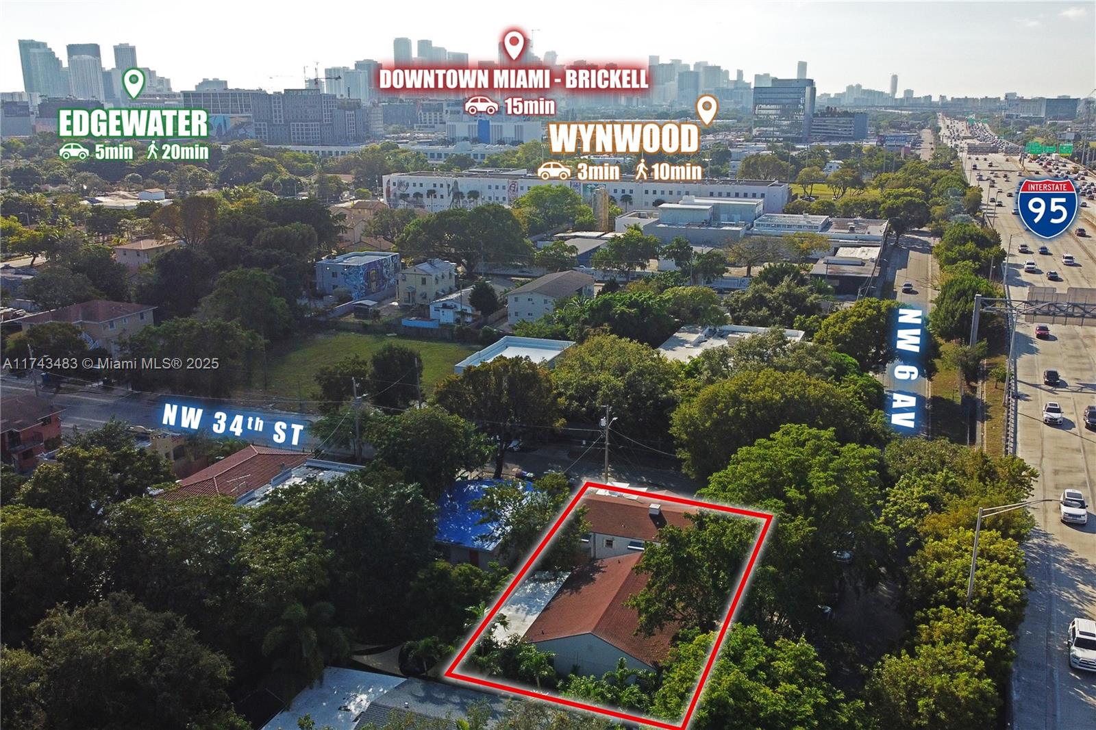 595 Nw 34th St, Miami, Broward County, Florida - 2 Bedrooms  
1 Bathrooms - 