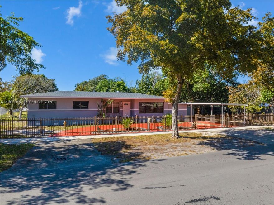 Beautiful single-family home featuring 3 bedrooms and 2.5 bathrooms (bedroom/bathroom count does not match county tax records). This property offers updated kitchen and bathrooms with modern finishes, providing a move-in ready opportunity for homeowners or investors alike. The roof was replaced in 2024, offering added value and peace of mind.

The home features a spacious patio with plenty of room for entertaining, outdoor dining, or relaxing. Covered areas provide shade and versatility, while the generous driveway and covered parking area offer ample space for multiple vehicles.

Washer and dryer are conveniently located inside the home for added comfort and functionality.

Centrally located in North Miami, just minutes from I-95, Miami Shores, and Downtown Miami. Close to Barry University, local parks, shopping centers, grocery stores, restaurants, and a short drive to the beaches.

Great opportunity in a growing area — schedule your showing today!