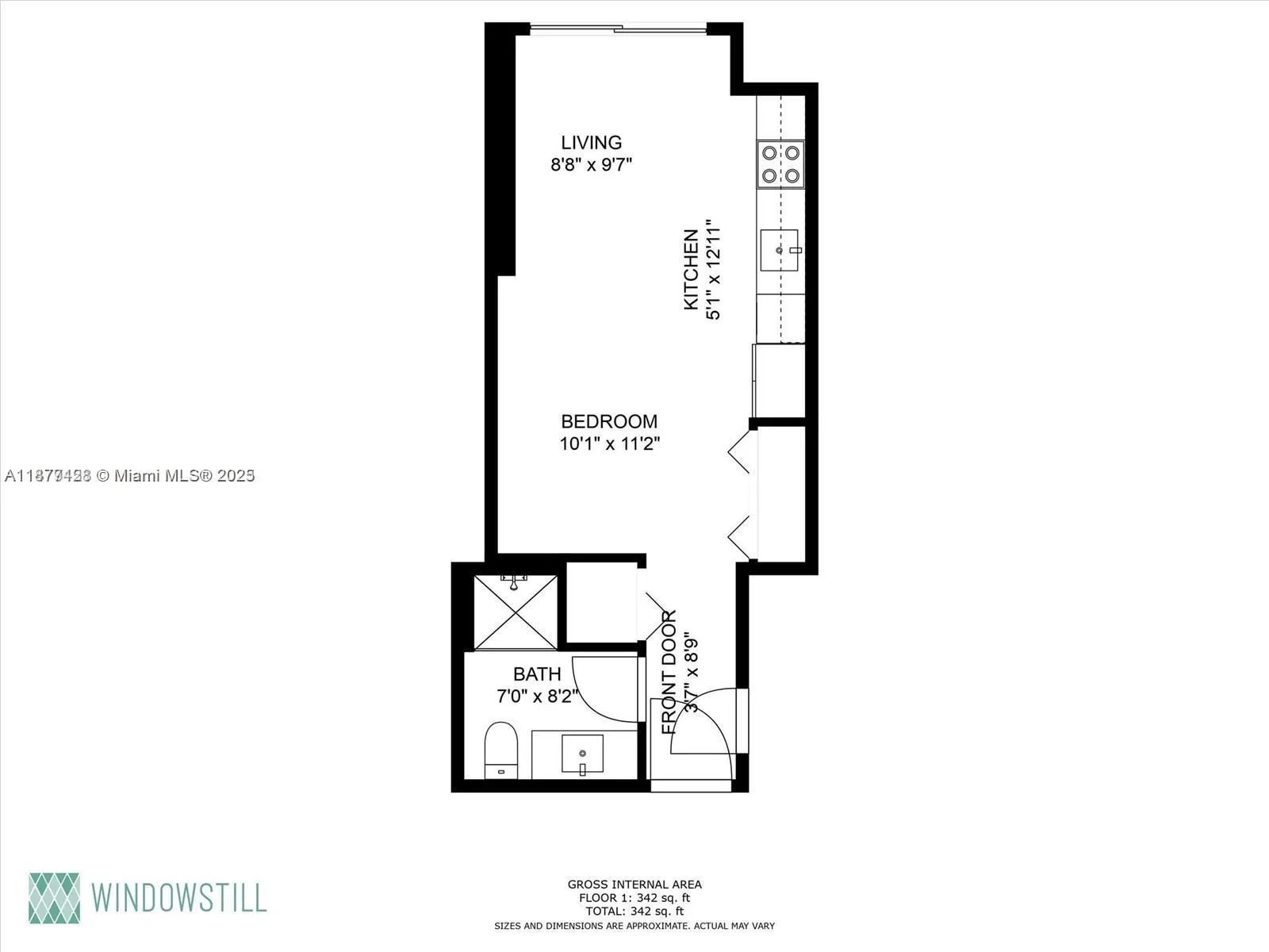 Miami, Florida 33132, United States, ,1 BathroomBathrooms,Residential,Active,209134