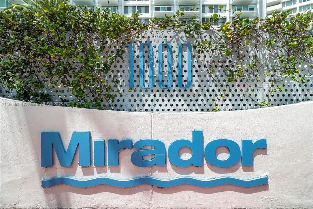 MIRADOR 1000 CONDO - Residential Lease