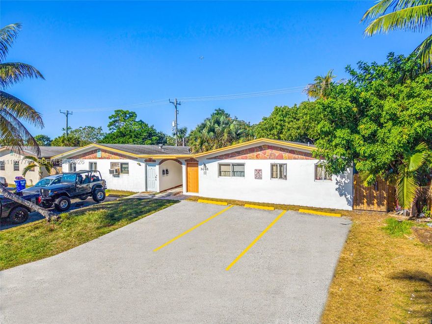 Well maintained 4-unit multifamily property located in rapidly developing Pompano Beach, offering investors a rare opportunity to own a large-unit quadruplex just minutes from the beach in one of South Florida’s fastest-growing coastal markets. This property features four spacious 3-bedroom, 1-bath units totaling approximately 3,905 square feet of living space!

Each unit offers a functional layout with ceramic tile flooring, ceiling fans, and central air conditioning for comfortable living. The property has also been upgraded with impact-resistant windows, providing hurricane protection, energy efficiency, and potential insurance savings.

A major advantage for investors is that each unit has individual electric and water meters, allowing tenants to pay their own utilities, which helps keep owner operating expenses low. The property offers ample onsite parking and strong rental appeal due to its large 3-bedroom layouts, which are in high demand.

Located just minutes from the Atlantic Ocean and beaches, the property also benefits from the major redevelopment taking place throughout Pompano Beach, including new restaurants, entertainment, and residential projects near the waterfront and downtown areas.

With projected gross rental income of $125,000 annually at market rents, this property presents a prime cash-flow opportunity with long-term appreciation potential. Don't miss this opportunity!