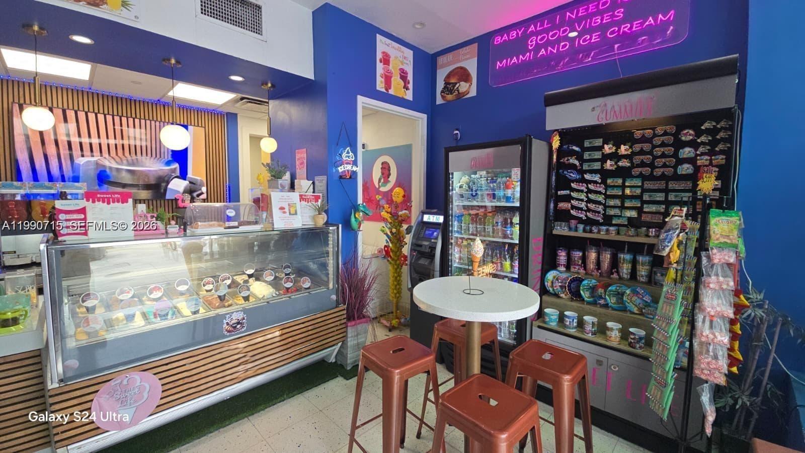 Ice Cream Shop for Sale in Miami Beach
