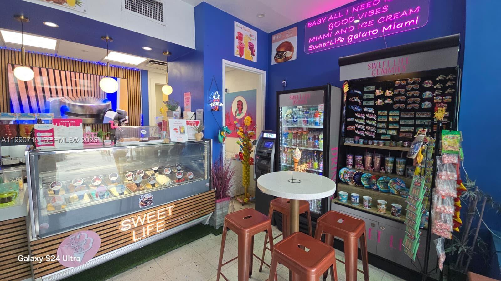 Ice Cream Shop for Sale in Miami Beach
